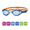 Gafas de natación Sonic Air 2.0 Junior Azul-Naranja Lentes-Tintas-Azul Zoggs 461325BLORTBL