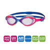 Gafas de natación Sonic Air 2.0 Junior Azul-Rosa Lentes-Tintas-Púrpura Zoggs 461325BLPKTPU