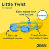 Gafas de natación Little Twist Niños Rosa Lentes-Tintas-Azul Zoggs 461421PKPKTBL
