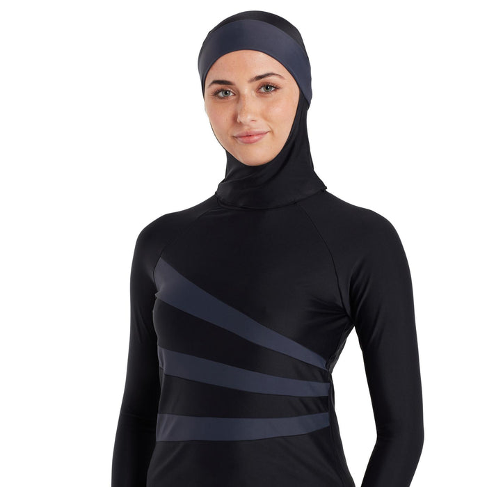 Traje de baño de modestia Meelup Mujeres Negro Talla 38-L Zoggs 462163BKGY38