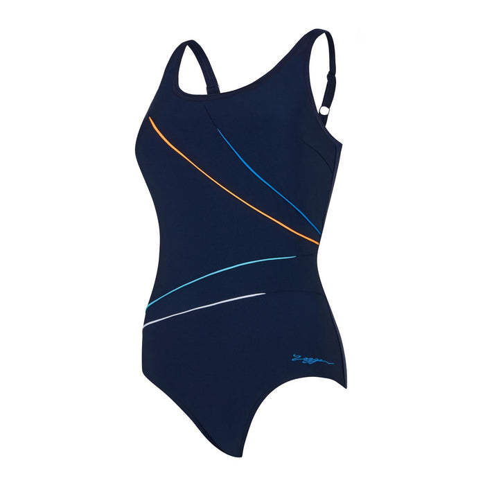 Bañador de una pieza ajustable Macmaster Scoopback Spatial talla 34 Zoggs 462412SPAT34