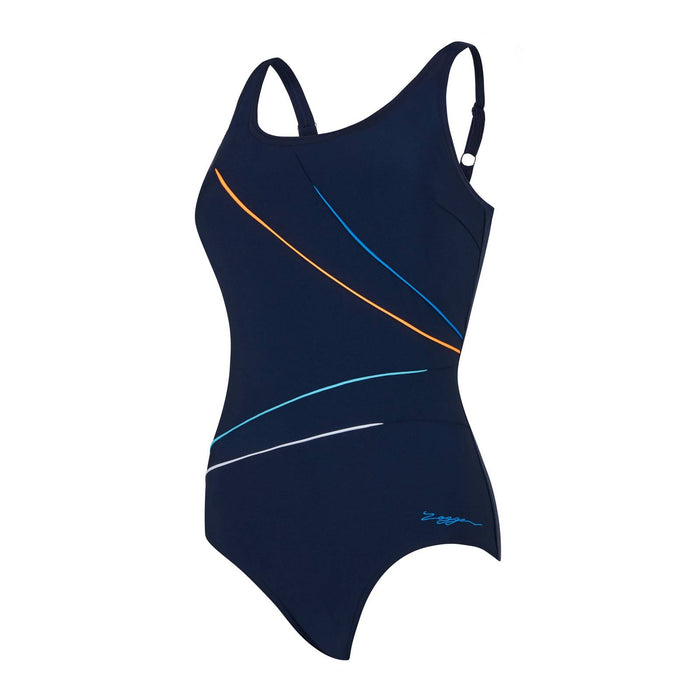 Bañador de una pieza ajustable Macmaster Scoopback Spatial talla 36 Zoggs 462412SPAT36