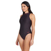 Bañador de Una Pieza con Cremallera Alta Cuello Mujer Negro Talla 32-XS Zoggs 462554BK32