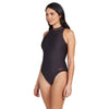Bañador de Una Pieza con Cremallera Alta Cuello Mujer Negro Talla 40-XL Zoggs 462554BK40