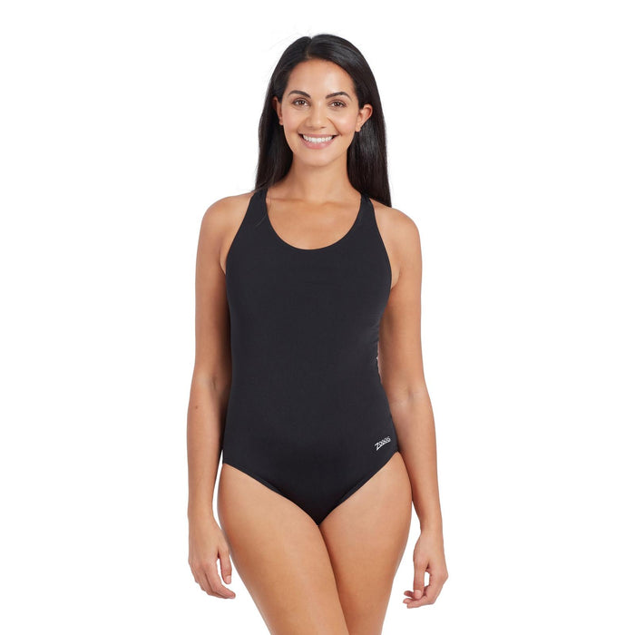Traje de baño de una pieza Cottesloe Flyback Mujer Negro Talla 36-M Zoggs 462558BK36