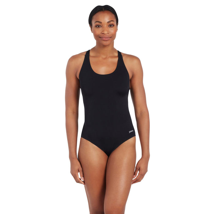 Traje de baño de una pieza Cottesloe Flyback Mujer Negro Talla 36-M Zoggs 462558BK36