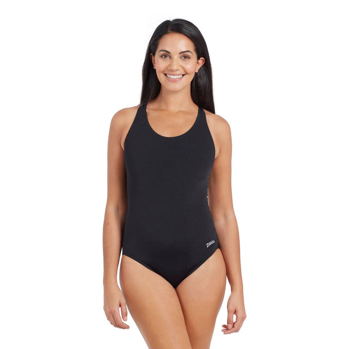 Traje de baño de una pieza Cottesloe Flyback Mujer Negro Talla 40-XL Zoggs 462558BK40