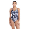 Bañador de una pieza Marble Powerback Mujer Negro-Blanco Talla 40-XL Zoggs 462569BK40