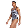Bañador de una pieza Marble Powerback Mujer Negro-Blanco Talla 40-XL Zoggs 462569BK40