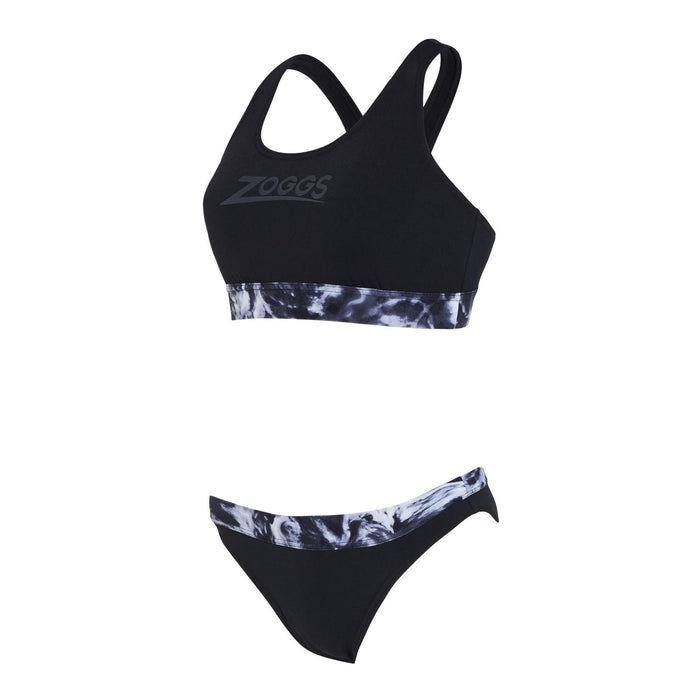 Bañadores de dos piezas Marble Actionback Negro-Blanco Talla 30-XXS Zoggs 462571BK30