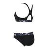 Bañadores de dos piezas Marble Actionback Negro-Blanco Talla 30-XXS Zoggs 462571BK30
