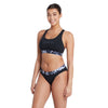 Bañadores de dos piezas Marble Actionback Negro-Blanco Talla 32-XS Zoggs 462571BK32