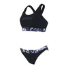 Bañadores de dos piezas Marble Actionback Negro-Blanco Talla 34-S Zoggs 462571BK34