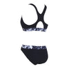 Bañadores de dos piezas Marble Actionback Negro-Blanco Talla 34-S Zoggs 462571BK34
