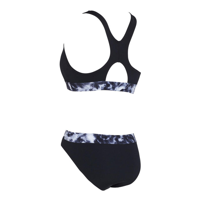 Bañadores de dos piezas Marble Actionback Negro-Blanco Talla 36-M Zoggs 462571BK36