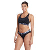 Bañadores de dos piezas Marble Actionback Negro-Blanco Talla 38-L Zoggs 462571BK38