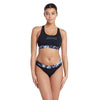 Bañadores de dos piezas Marble Actionback Negro-Blanco Talla 38-L Zoggs 462571BK38