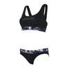 Bañadores de dos piezas Marble Actionback Negro-Blanco Talla 40-XL Zoggs 462571BK40
