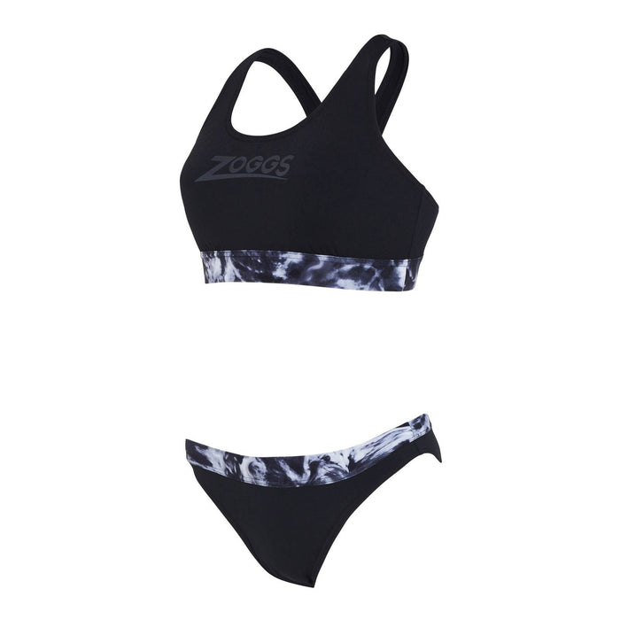Bañadores de dos piezas Marble Actionback Negro-Blanco Talla 40-XL Zoggs 462571BK40