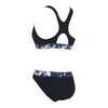 Bañadores de dos piezas Marble Actionback Negro-Blanco Talla 40-XL Zoggs 462571BK40