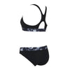 Bañadores de dos piezas Marble Actionback Negro-Blanco Talla 40-XL Zoggs 462571BK40