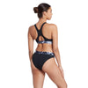 Bañadores de dos piezas Marble Actionback Negro-Blanco Talla 42-XXL Zoggs 462571BK42