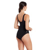 Bañador de una pieza Scoopback forrado en plata negro talla 32-XS Zoggs 462577BK32