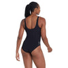 Bañador de una pieza Scoopback forrado en plata negro talla 32-XS Zoggs 462577BK32