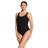 Bañador de una pieza Scoopback forrado en plata negro talla 40-XL Zoggs 462577BK40