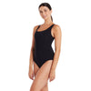Bañador de una pieza Scoopback forrado en plata negro talla 40-XL Zoggs 462577BK40