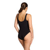 Bañador de una pieza Scoopback forrado en plata negro talla 44-XXXL Zoggs 462577BK44