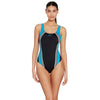 Bañador de una pieza Toronto Flyback Negro-Turquesa Talla 40-XL Zoggs 462579BKTQ40