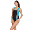 Bañador de una pieza Toronto Flyback Negro-Turquesa Talla 42-XXL Zoggs 462579BKTQ42