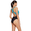 Bañador de una pieza Toronto Flyback Negro-Turquesa Talla 42-XXL Zoggs 462579BKTQ42