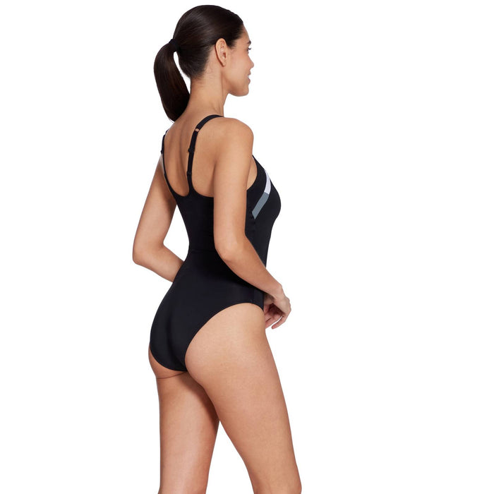 Bañador de una pieza Sydney U Negro-Blanco Talla 32-XS Zoggs 462581BKWH32
