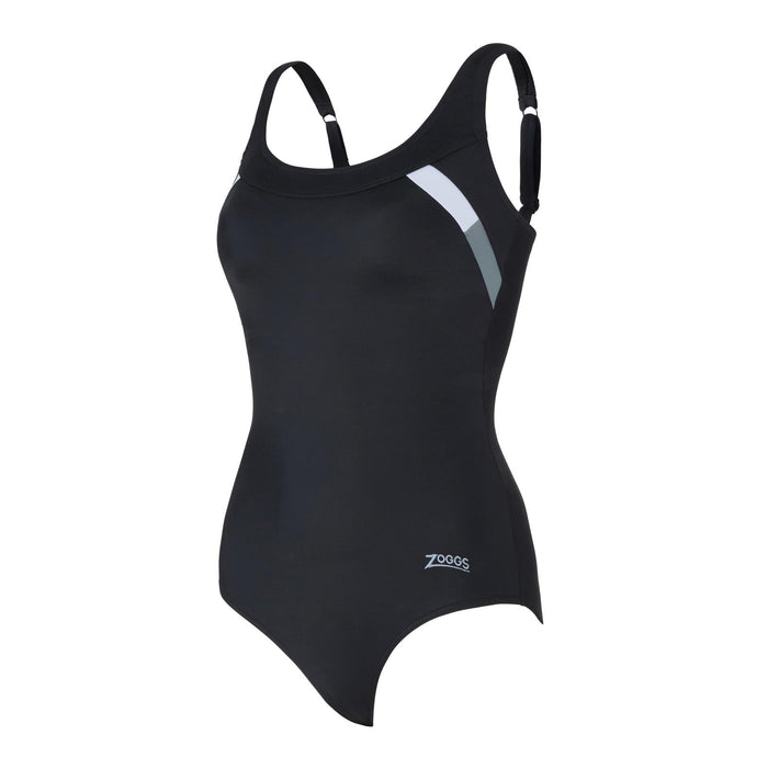 Bañador de una pieza Sydney U Negro-Blanco Talla 44-XXXL Zoggs 462581BKWH44