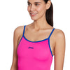 Traje de Baño de Una Pieza Kona Triback Rosa-Royal Talla 38-L Zoggs 462582PKRY38