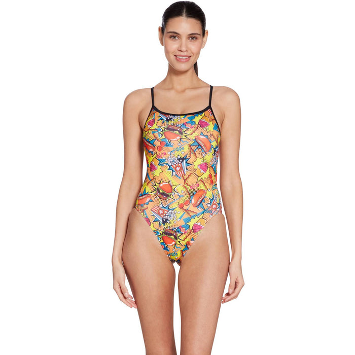 Traje de Baño de Una Pieza Impresa Rayback E+ Impreso Peckish Talla 28-XXXS Zoggs 462583PECK28