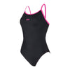 Traje de Baño de Una Pieza Roma Rayback Negro-Magenta Talla 30-XXS Zoggs 462584BKMG30