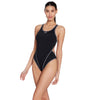 Bañador de una pieza Melbourne Haxback Negro-Blanco Tamaño 28-XXXS Zoggs 462585BKWH28