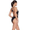 Bañador de una pieza Melbourne Haxback Negro-Blanco Tamaño 32-XS Zoggs 462585BKWH32