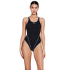 Bañador de una pieza Melbourne Haxback Negro-Blanco Tamaño 34-S Zoggs 462585BKWH34