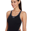 Bañador de una pieza Melbourne Haxback Negro-Blanco Tamaño 40-XL Zoggs 462585BKWH40
