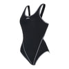 Bañador de una pieza Melbourne Haxback Negro-Blanco Tamaño 40-XL Zoggs 462585BKWH40