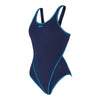 Bañador de una pieza Melbourne Haxback Azul Marino-Celeste Tamaño 32-XS Zoggs 462585NVLB32