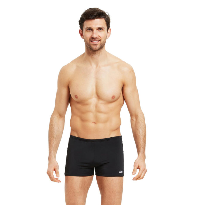 Bañador de pierna cuadrada Cottesloe Hip Racer Hombres Negro Talla 40-XXXL Zoggs 462907BK40