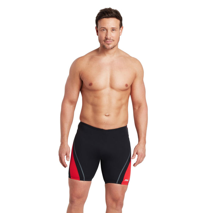 Bañadores Eaton Mid Hombres Negro-Rojo Talla 40-XXXL Zoggs 462923BKRD40