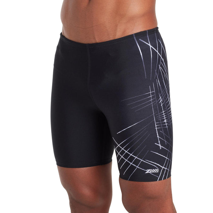 Jammers de natación Etch Mid Hombre Negro Talla 32-M Zoggs 462926BK32