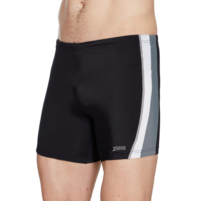 Bañador de Pierna Cuadrada Toronto Hip Racer 32 Hombre Negro-Gris Talla 42-4XL Zoggs 462932BKGY42