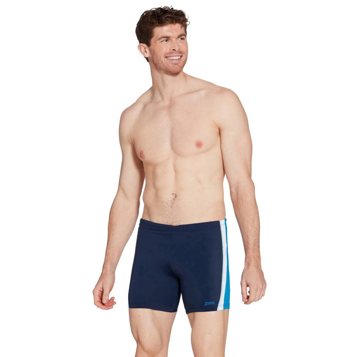 Bañador de Pierna Cuadrada Toronto Hip Racer 32 Hombre Azul-Negro Talla 42-4XL Zoggs 462932NVLB42